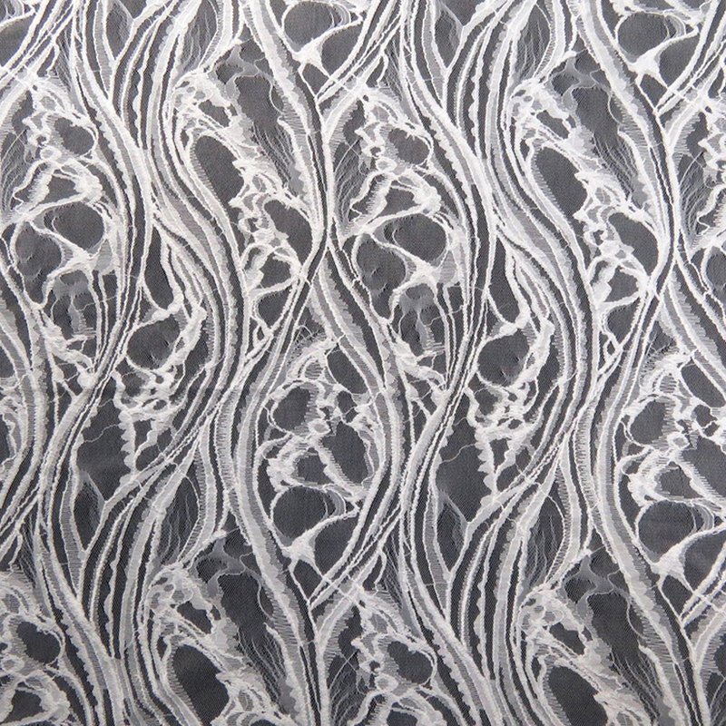 Lace Fabric Dress Bridal Nylon Warp Knit for Women's Wear Wholesale Su 8